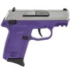 SCCY CPX-1 Gen3 9mm Purple Pistol W/ Stainless Steel Slide 3.1" 10+1RD CPX-1TTPUG3